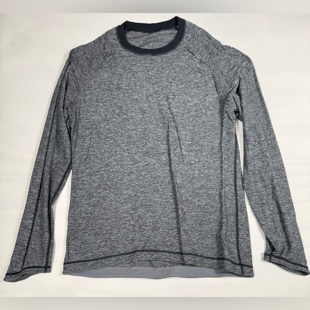 Lululemon Pacific Run Long Sleeve Black Rulu Men’s XL Retail $88